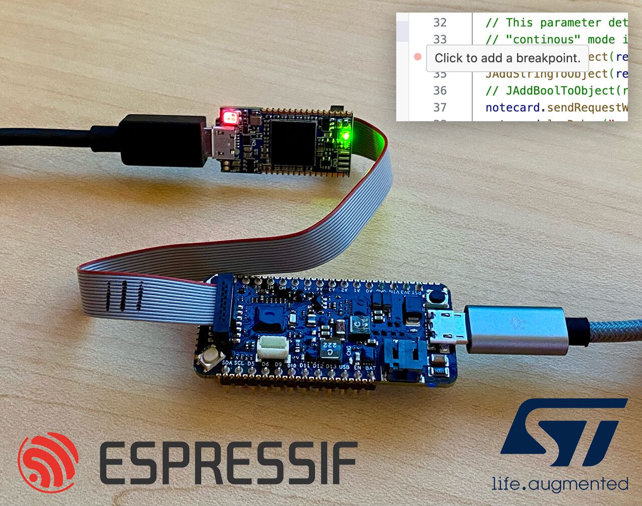 Debugging on STM32 and ESP32 with VS Code and PlatformIO